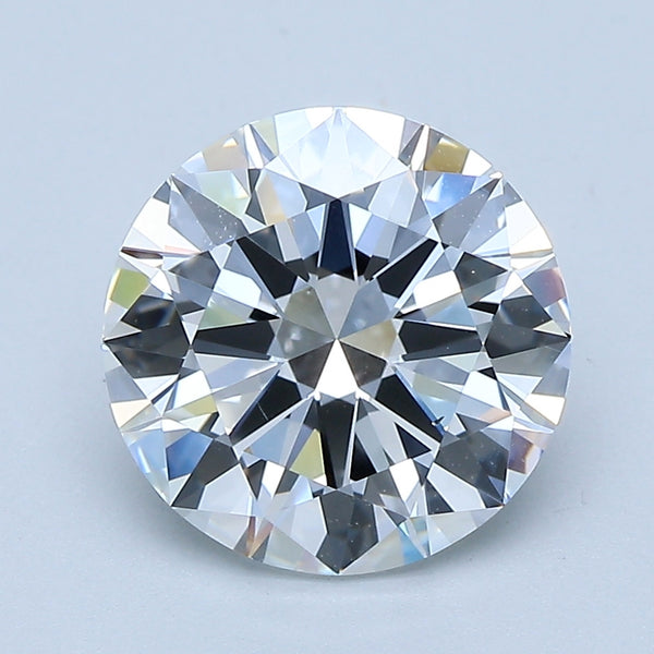 3.01ct Round Natural Diamond — E VS2, GIA Certified