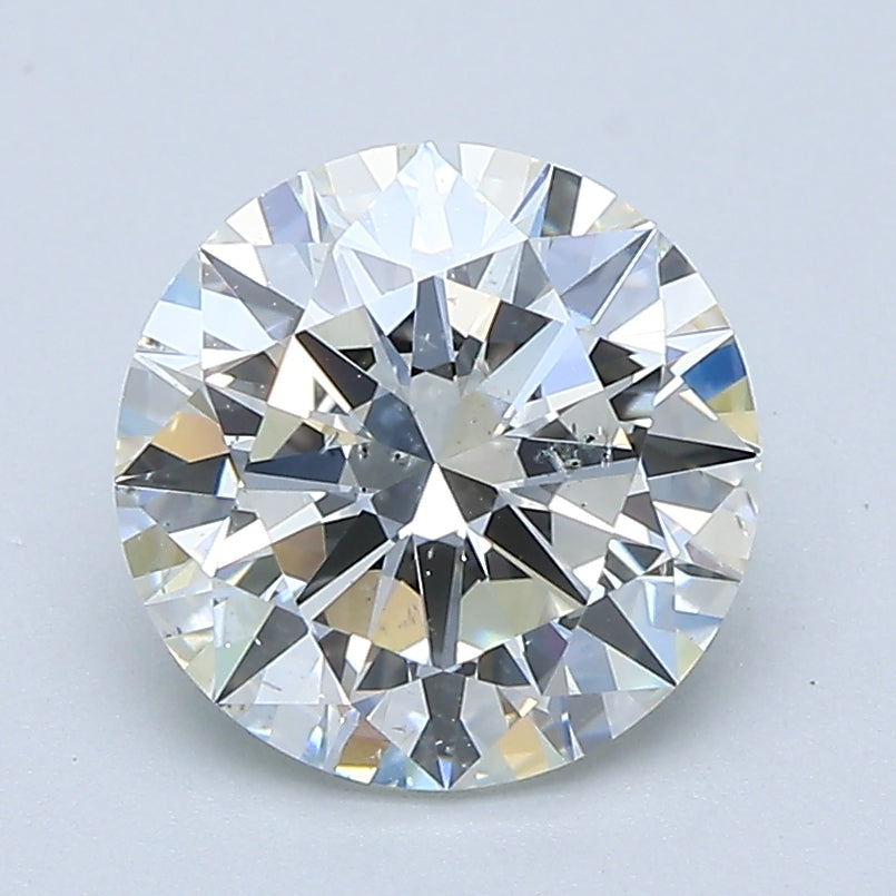 2.0ct Round, H SI2 — GIA