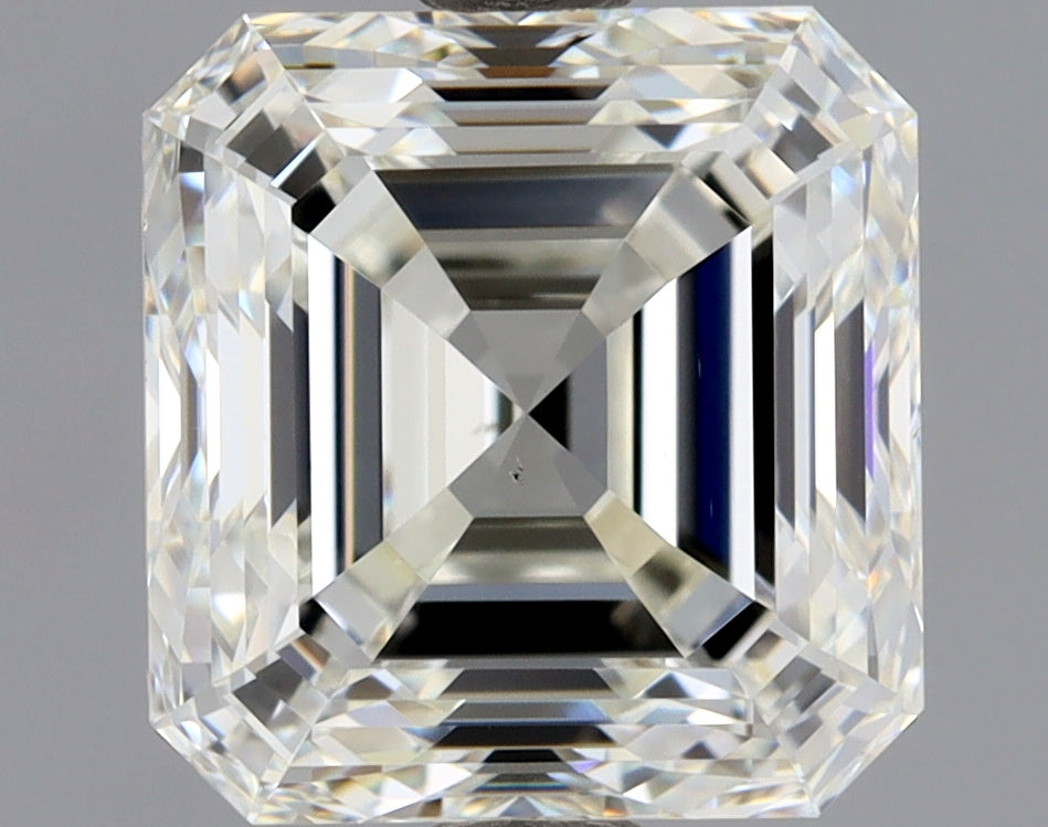 1.9ct Asscher Natural Diamond — J VS2, GIA Certified