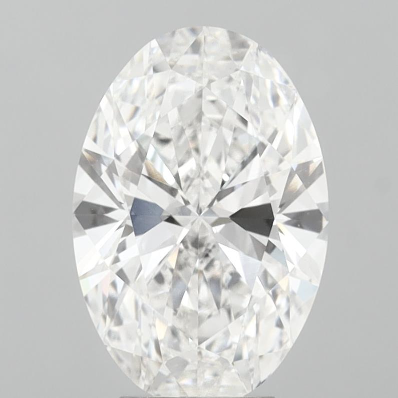 5.08ct Oval Lab-Grown Diamond — D VVS2, IGI Certified