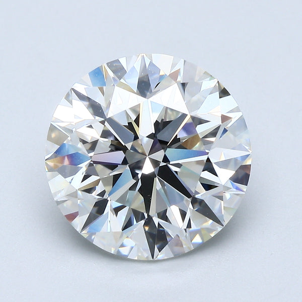 6.01ct Round, H VS1 — GIA
