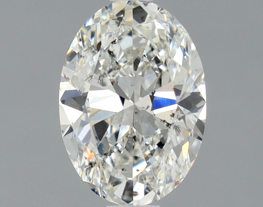 1.0ct Oval, H SI2 — GIA