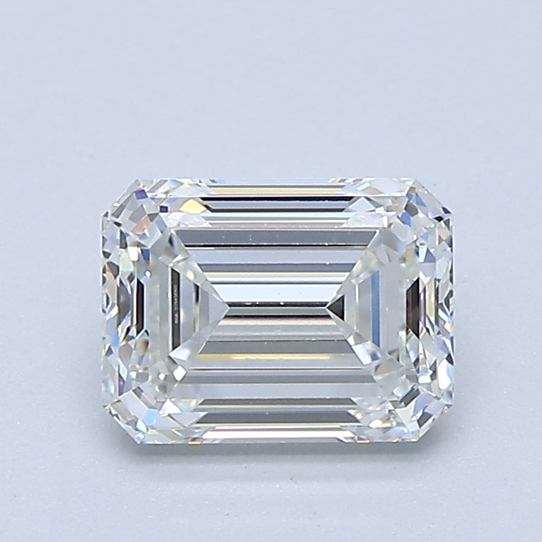 1.31ct EMERALD, F VVS2 — GIA — Laura Milman New York