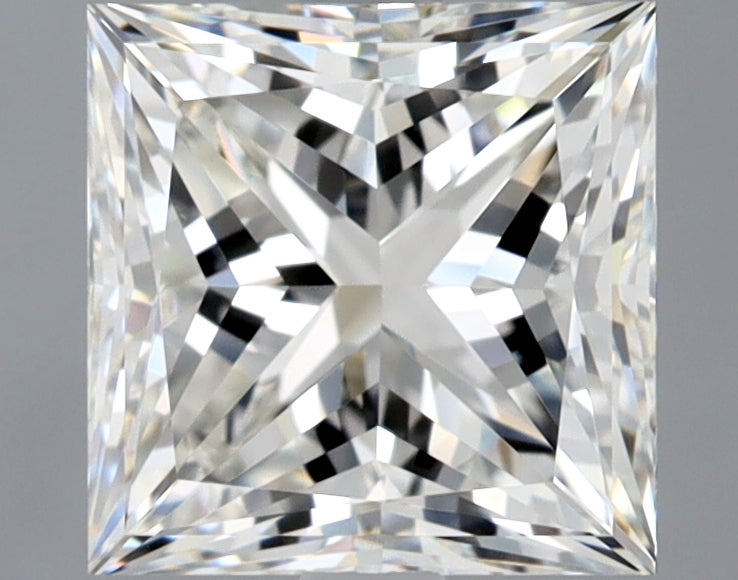 2.01ct Princess Natural Diamond — H VVS2, GIA Certified