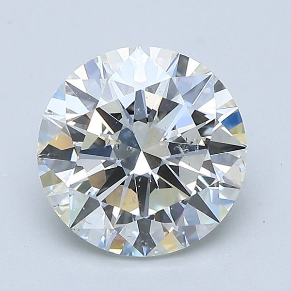 2.0ct Round Natural Diamond — H SI2, GIA Certified