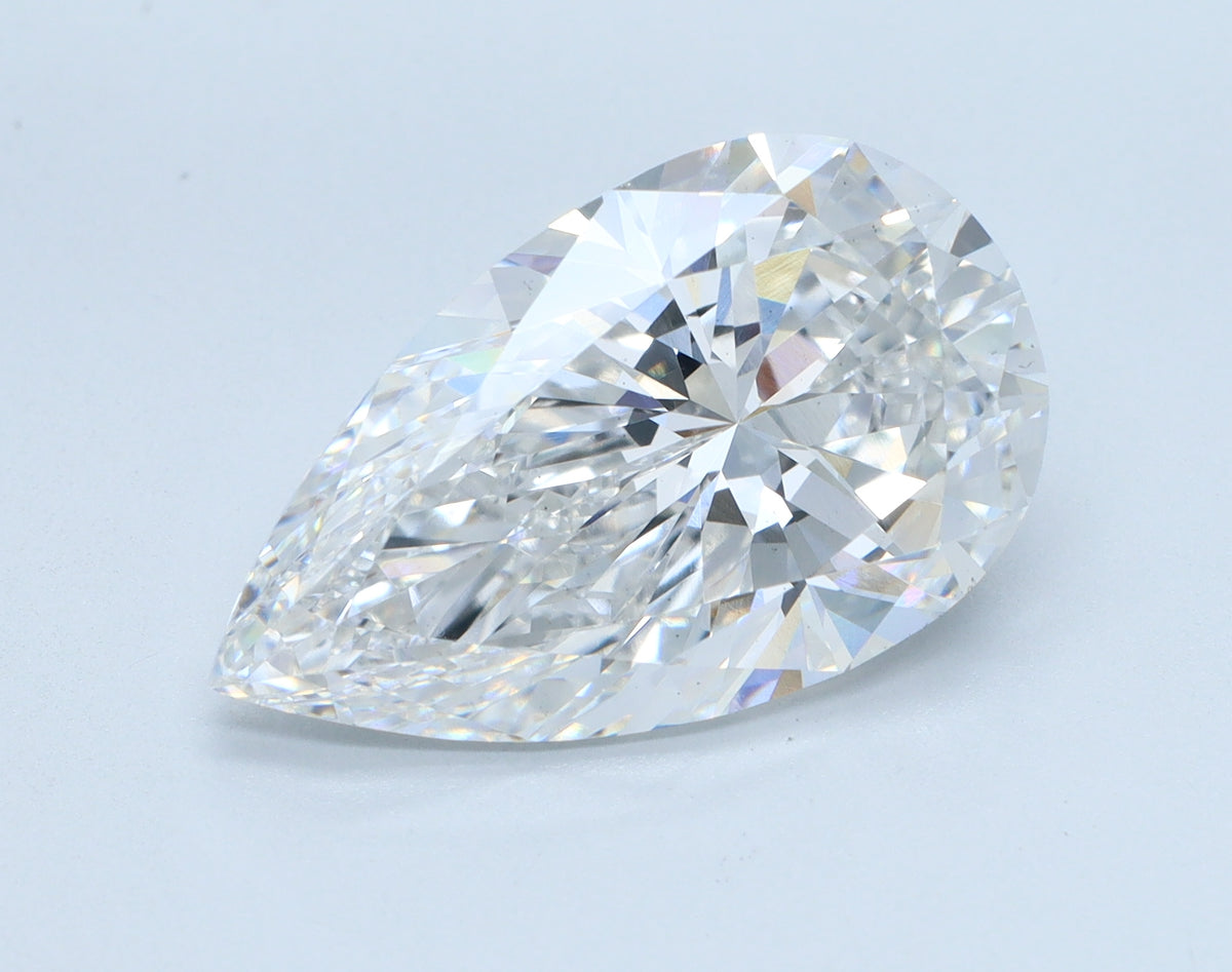 5.51ct Pear, F VS2 — IGI