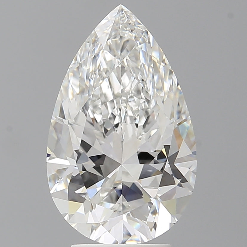 4.1ct Pear Lab-Grown Diamond — F VVS2, IGI Certified