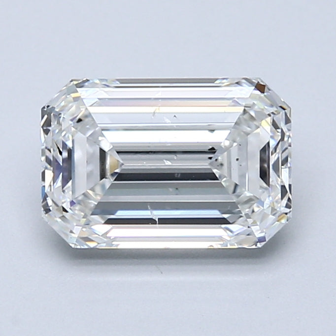 2.06ct EMERALD, F SI2 — GIA — Laura Milman New York