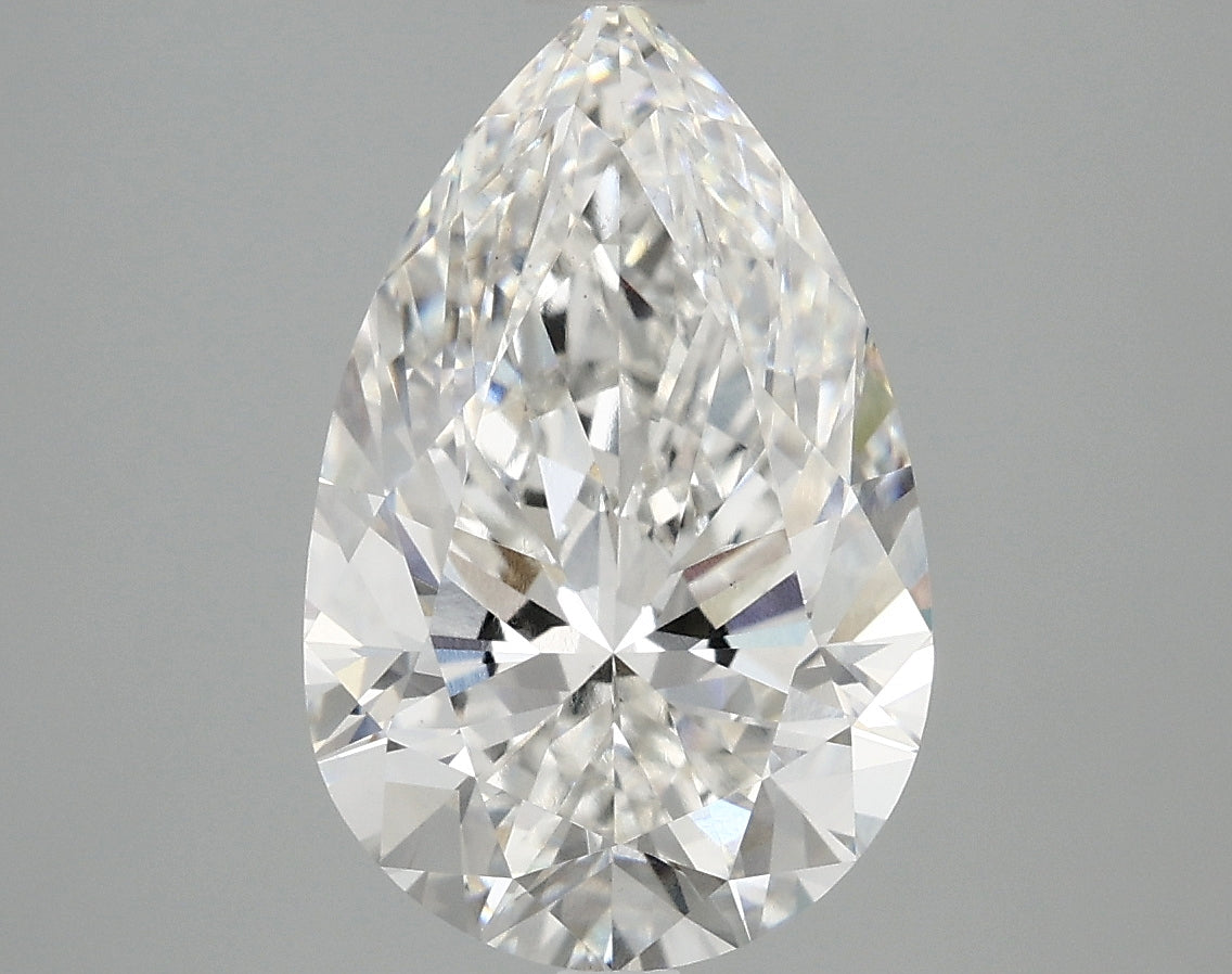 3.83ct Pear, F VS1 — IGI