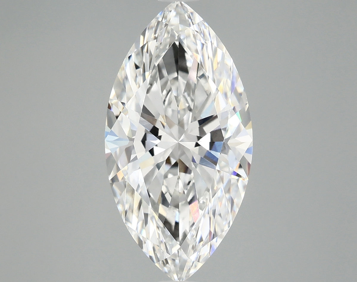 3.29ct Marquise Lab-Grown Diamond — F VVS2, IGI Certified