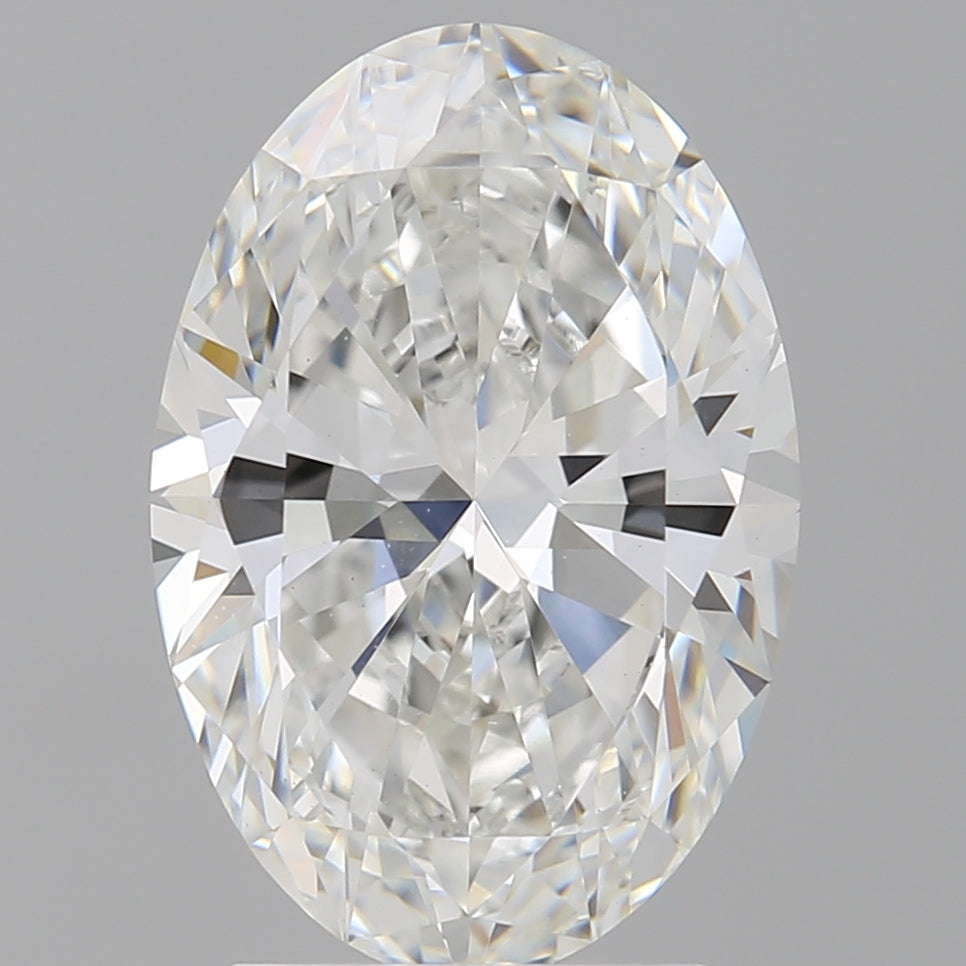 3.02ct Oval Lab-Grown Diamond — F VVS2, IGI Certified