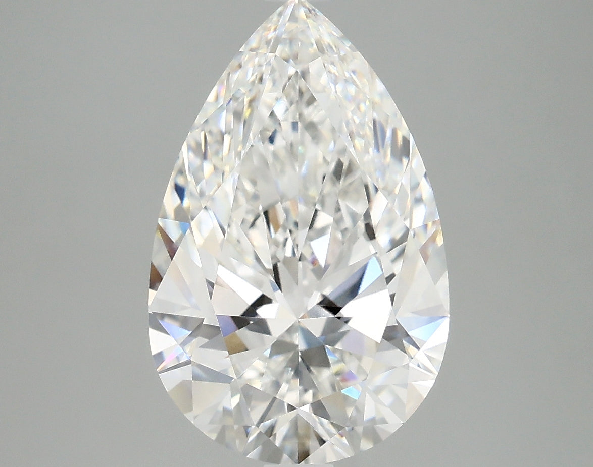 4.1ct Pear, D VVS2 — IGI