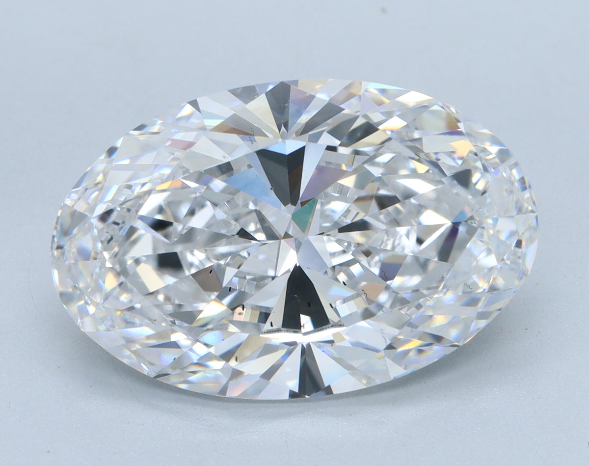 7.94ct Oval Lab-Grown Diamond — D VS2, IGI Certified