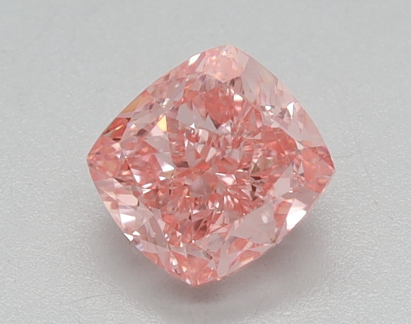1.00ct Cushion Fancy Vivid Pink Lab-Grown Diamond — VVS2 | IGI
