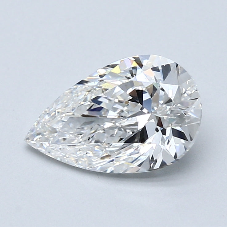 1.71ct Pear Natural Diamond — D SI1, GIA Certified