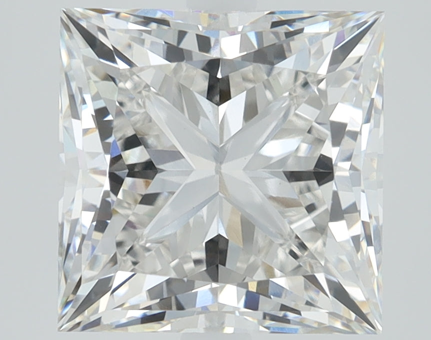 4.57ct Princess, F VVS2 — IGI