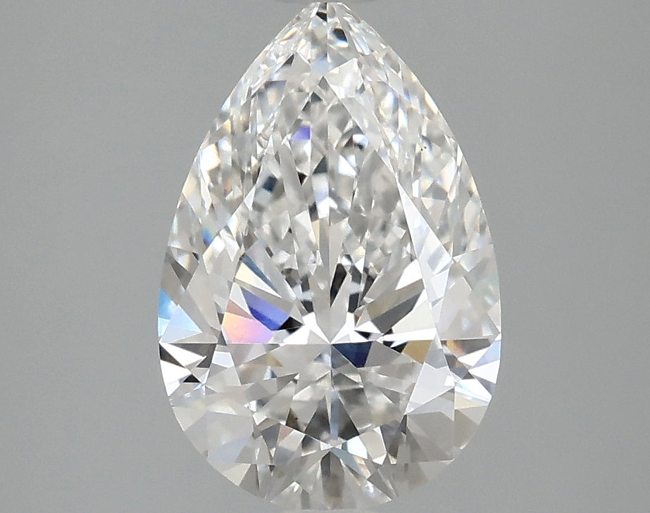 2.1ct Pear, D VS1 — IGI