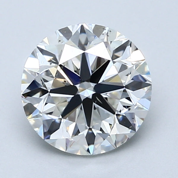 2.01ct Round, H SI1 — GIA