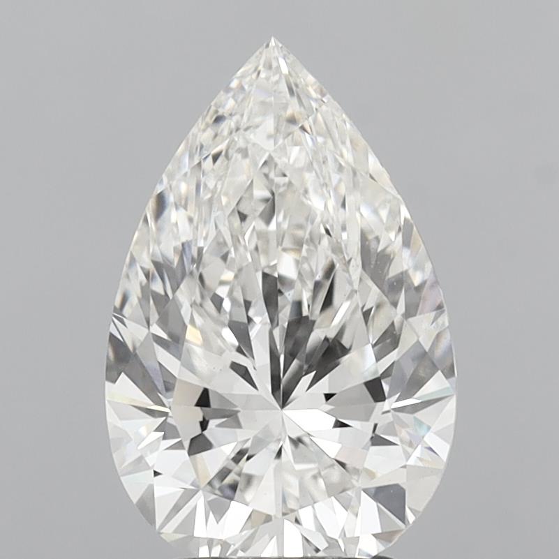 3.09ct Pear Lab-Grown Diamond — F VS1, IGI Certified