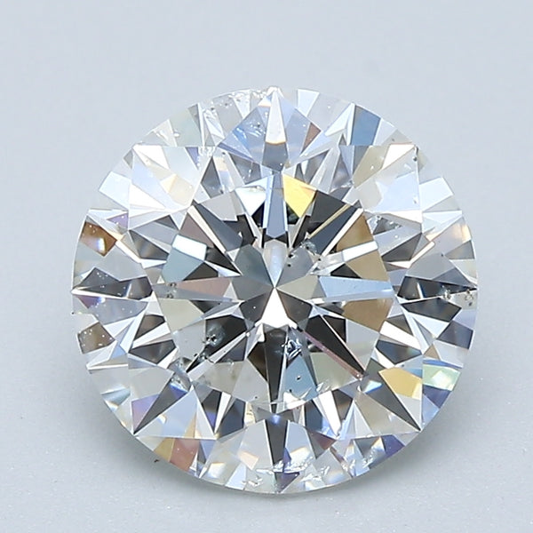 2.25ct Round, F SI2 — GIA