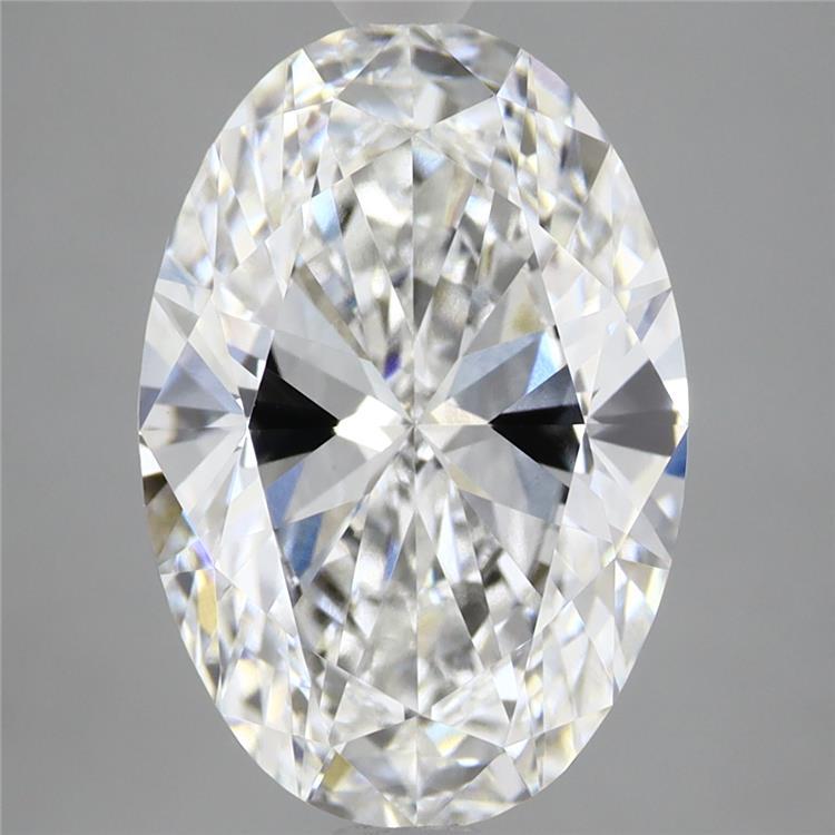 4.21ct Oval, D VS1 — IGI