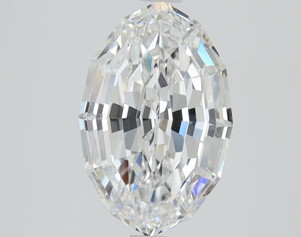 2.51ct Oval Step Cut, D VS1 — IGI