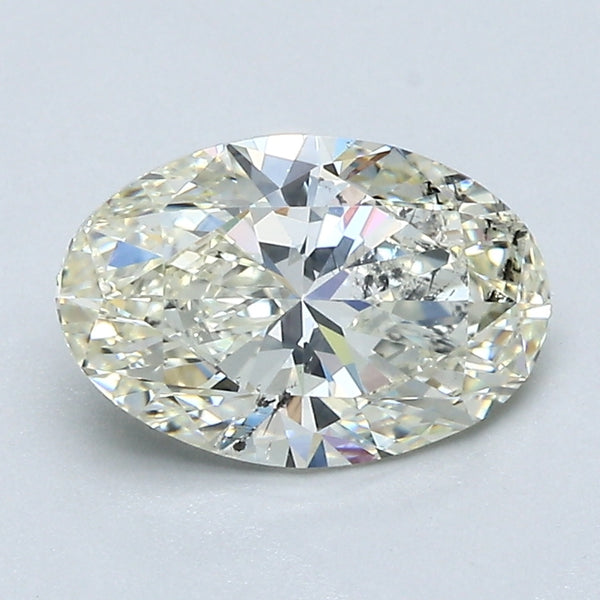 1.5ct OVAL, L SI2 — GIA