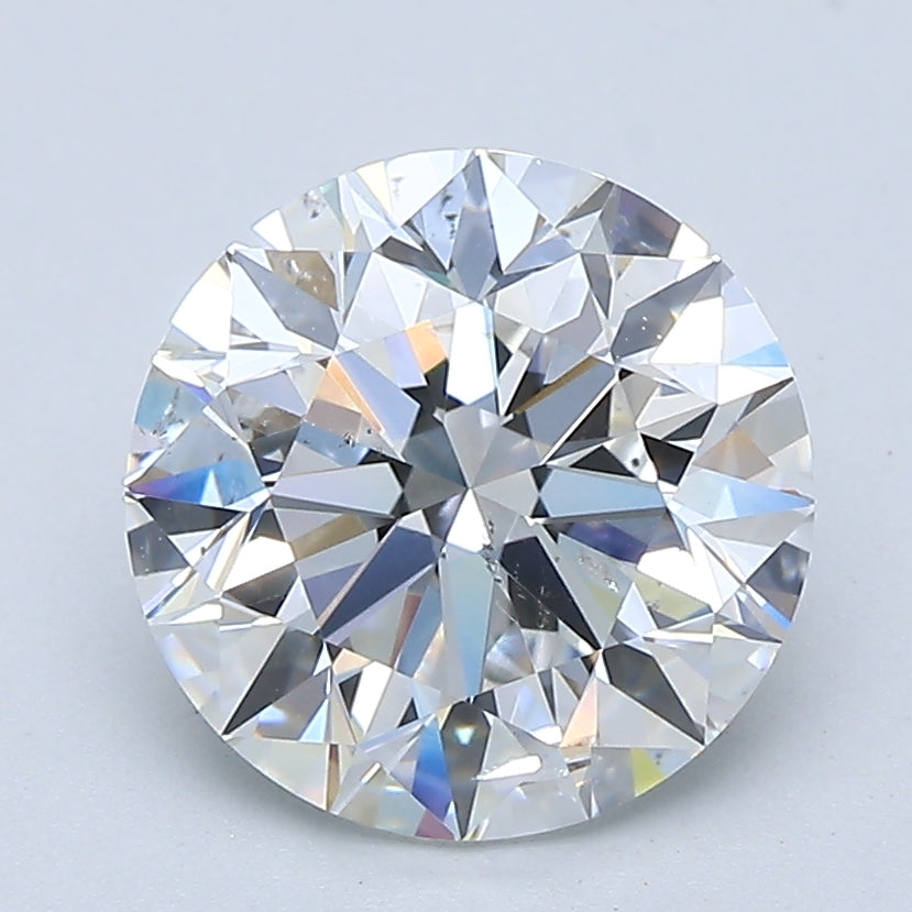 2.6ct Round, D SI2 — GIA