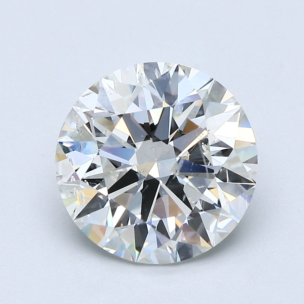 3.51ct Round Natural Diamond — I SI2, GIA Certified