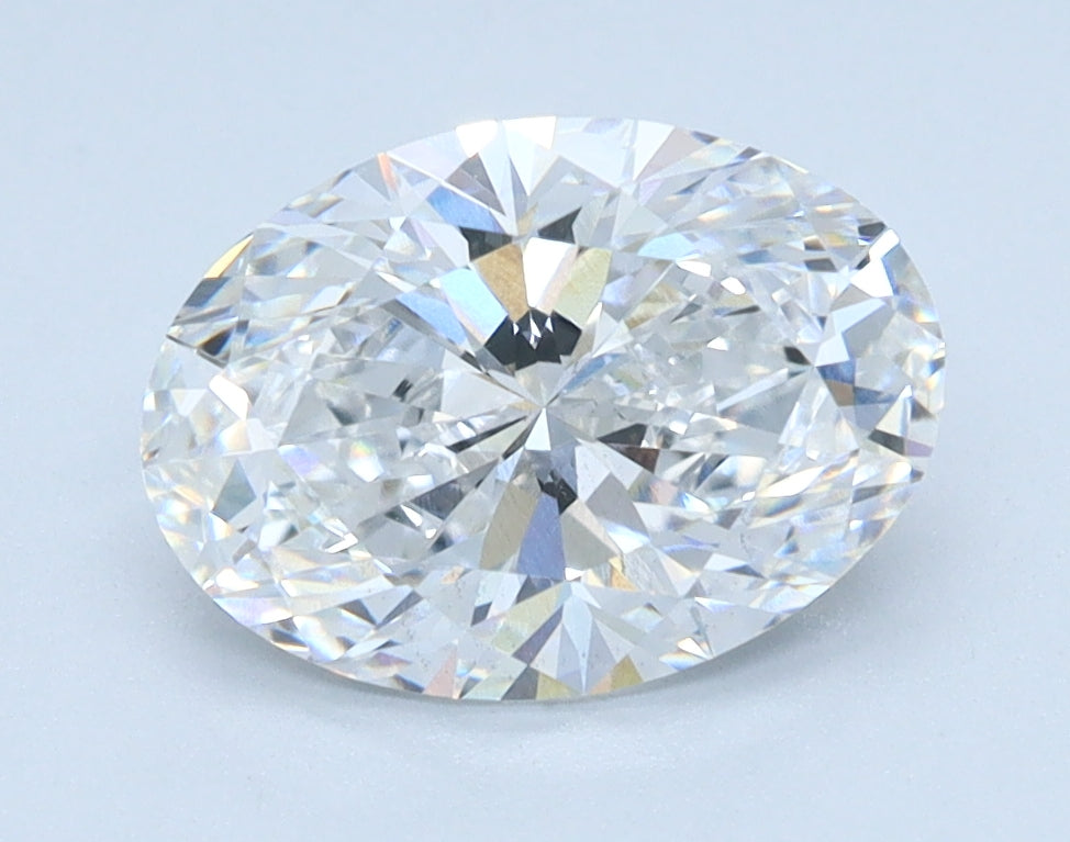 1.56ct Oval, D VS2 — IGI