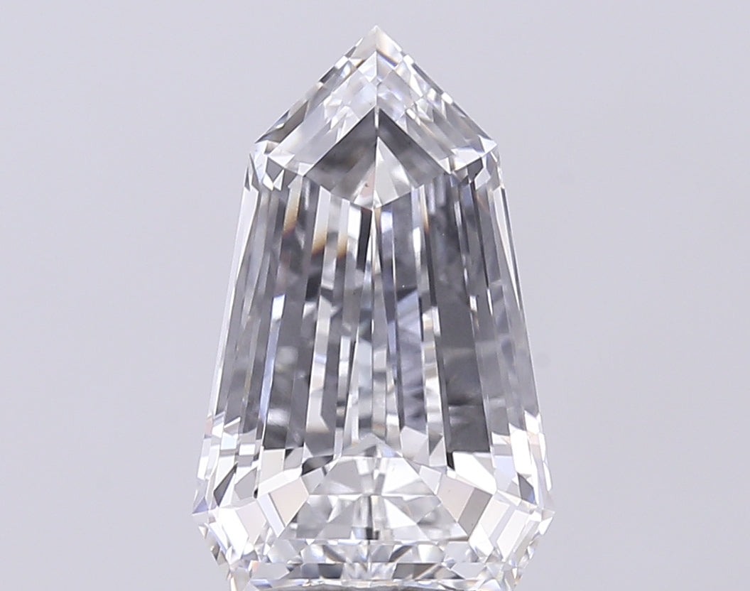 5.6ct Shield Lab-Grown Diamond — E VS1, IGI Certified