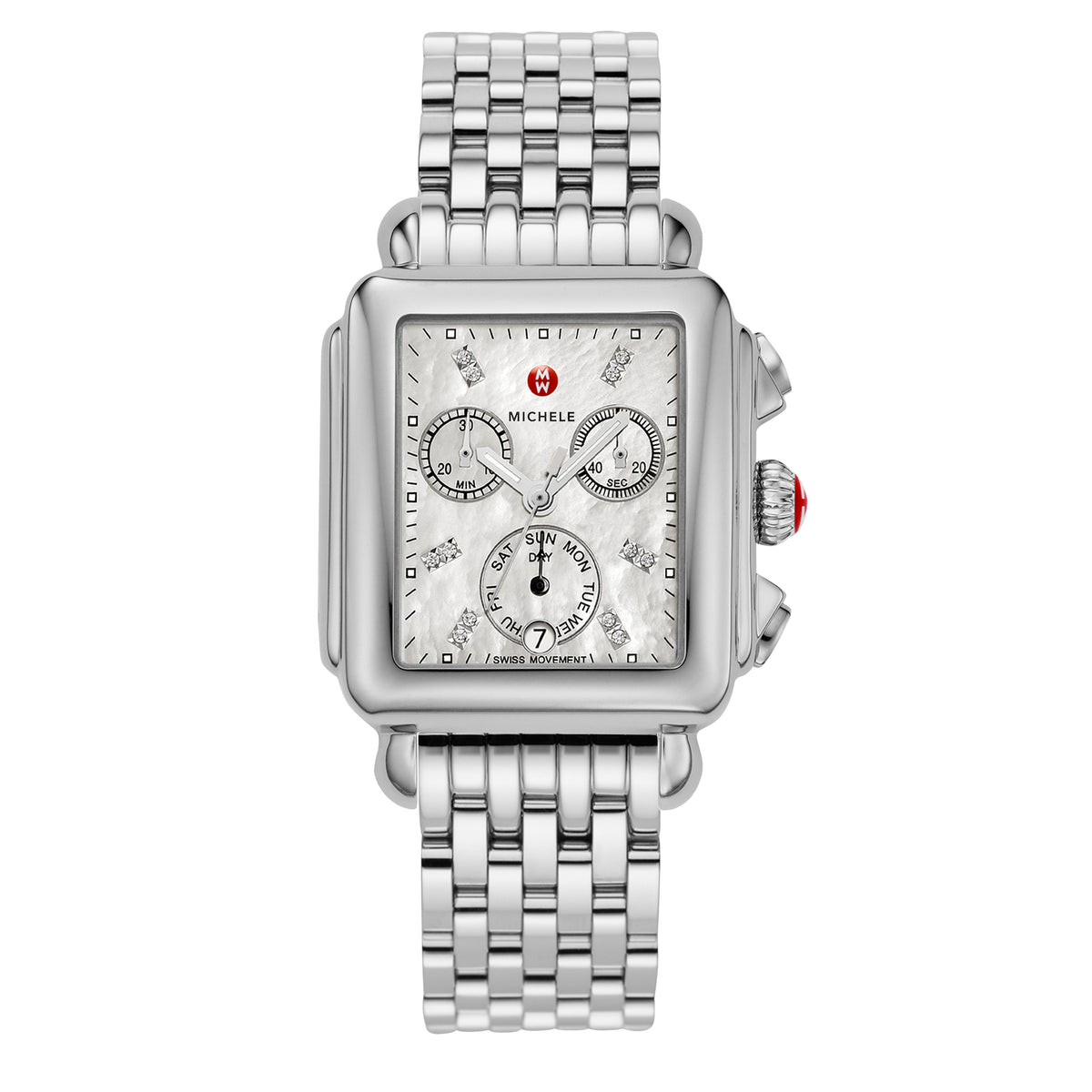 MICHELE SIGNATURE DECO NON-DIAMOND, DIAMOND DIAL WATCH (Online Only) - Laura's Gems — Laura Milman New York