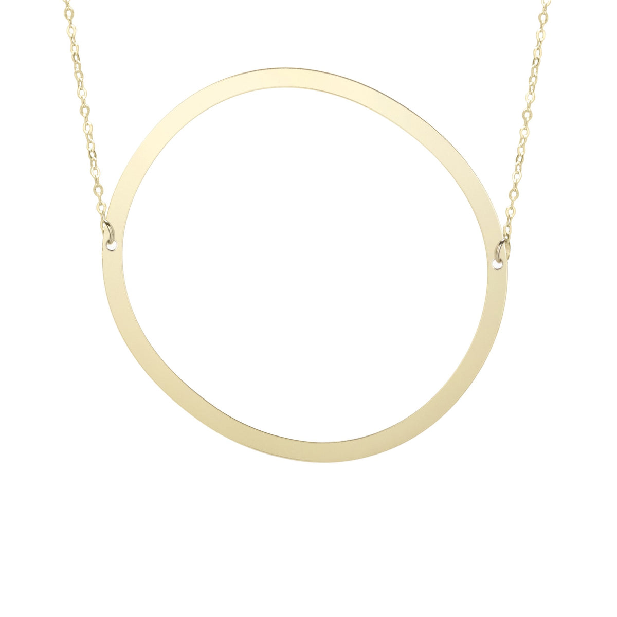Initial "O" Large Pendant & Necklace - Laura's Gems