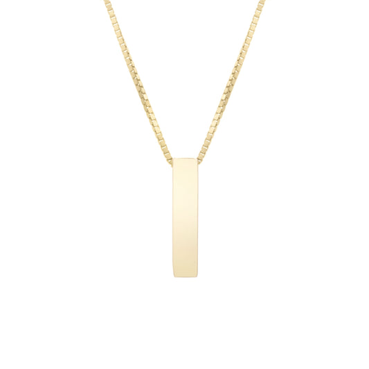 Initial "I" Pendant & Necklace - Laura's Gems