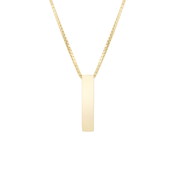 Initial "I" Pendant & Necklace - Laura's Gems