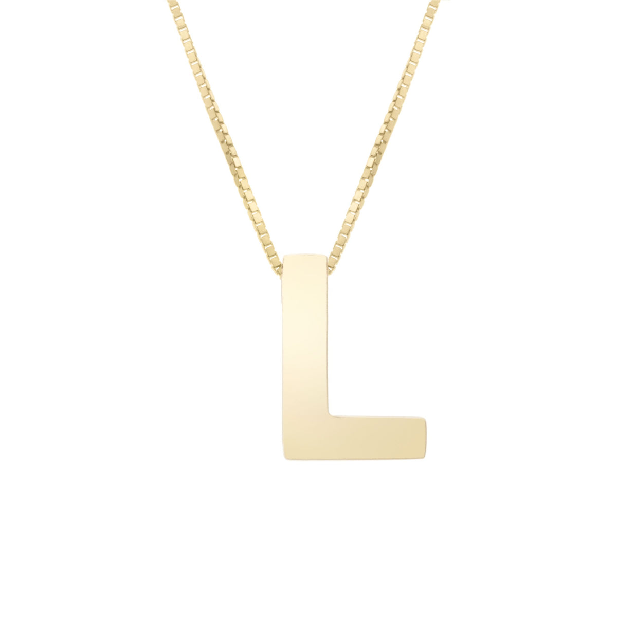 Initial "L" Pendant & Necklace - Laura's Gems