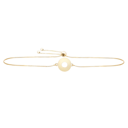 Initial "O" Drawstring Bracelet - Laura's Gems