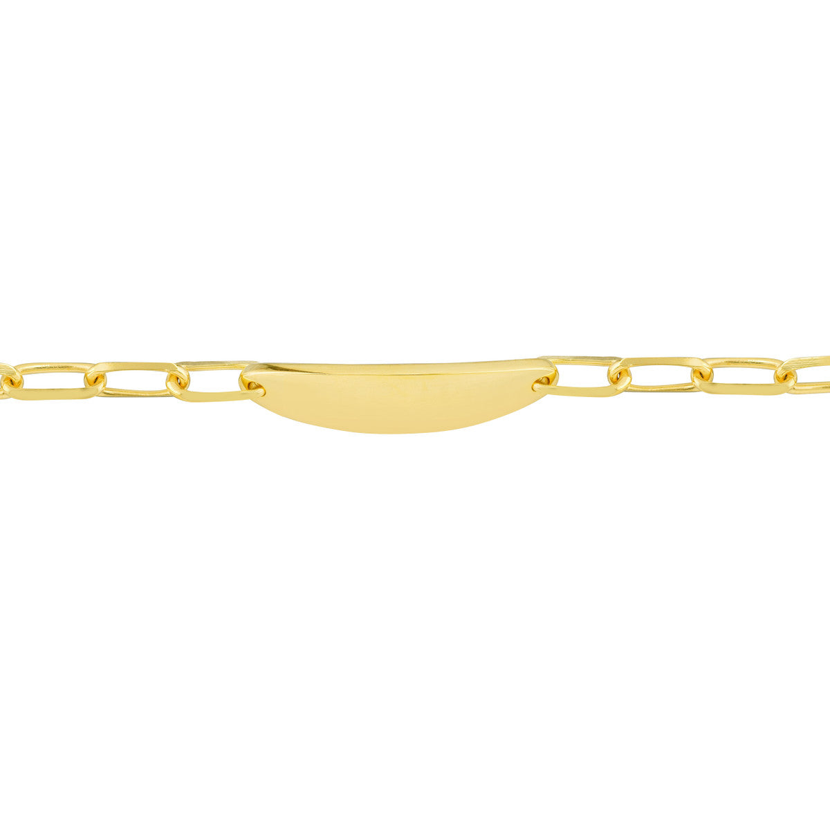 Oval Paper Clip ID Bracelet - Laura's Gems — Laura Milman New York