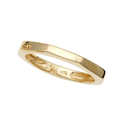 Nut Style Ring in 14k Yellow Gold - Sizeable - Laura's Gems