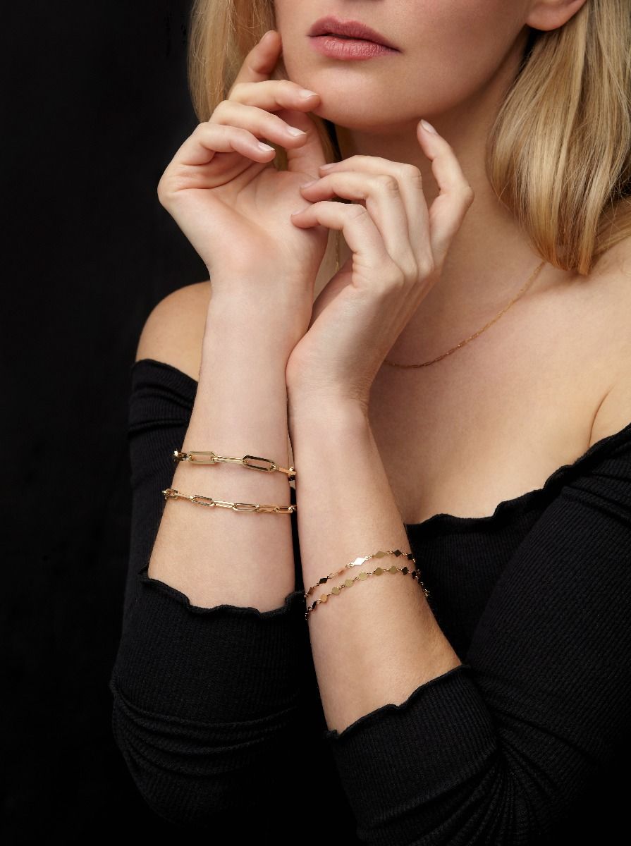 Paperclip Chain Bracelet - Laura's Gems