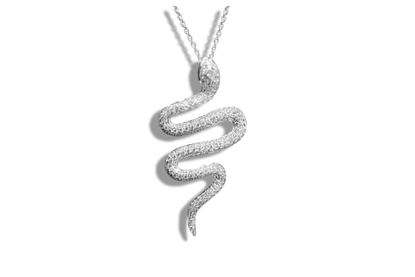 Diamond Snack Pendant  & Necklace - Laura's Gems