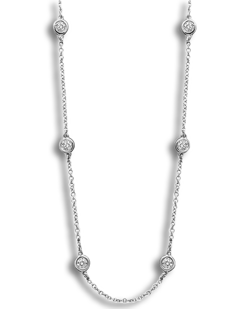 Diamonds By The Yard in White Gold - Laura's Gems